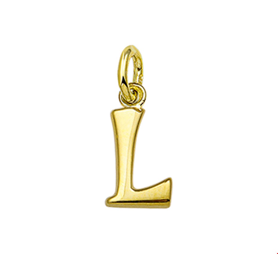 The Jewelry Collection Hanger Letter L - Goud