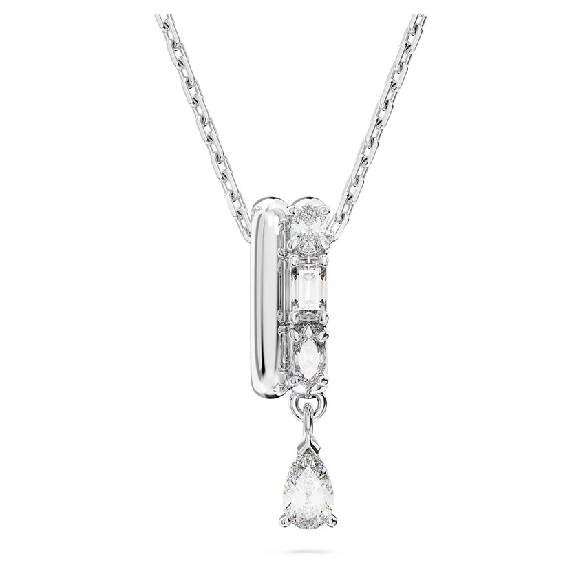 Swarovski 5671819 Ketting Dextera zilverkleurig-wit 38-43 cm