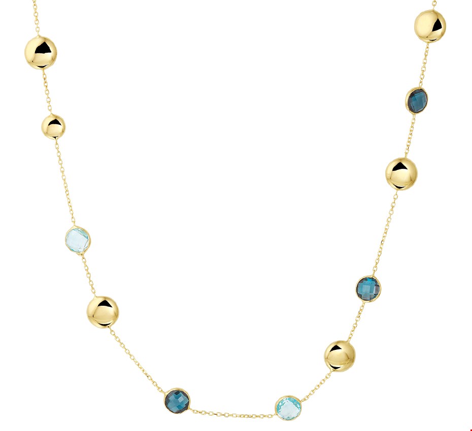 Collier Topaas 42 - 45 Cm