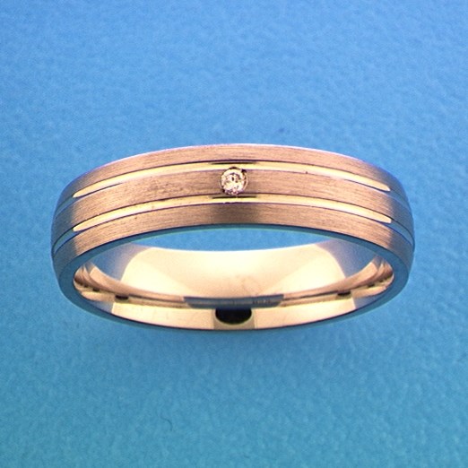 Ring a304 - 5 mm - 0.01ct h si