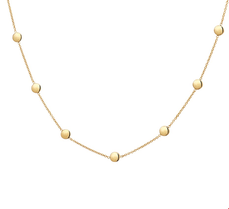 TFT Collier Geelgoud Rondjes 1,3 mm 42 - 45 cm