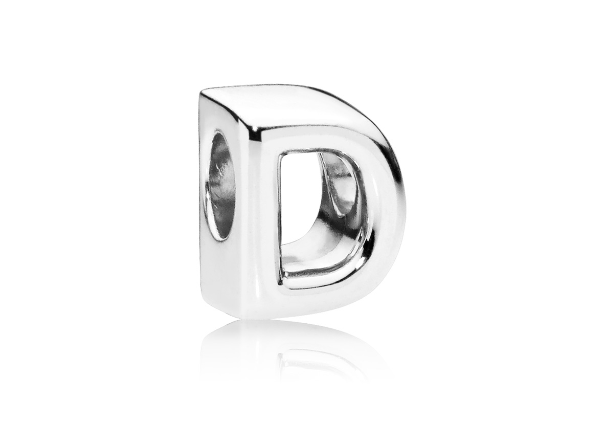 Pandora 797458 Bedel zilver Letter D