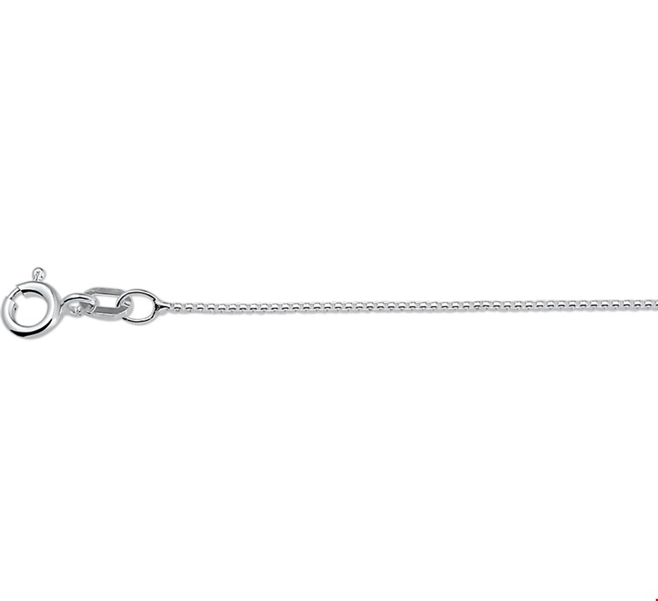 Zilveren Collier venetiaans bol 0 1018809 38 cm