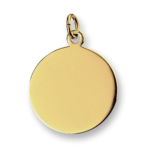 Huiscollectie 4007716 Gouden graveerplaat rond