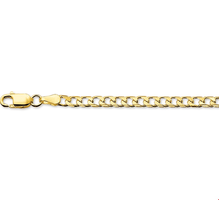 Huiscollectie 4003935 Collier Geelgoud Geslepen Gourmet 3,45 mm