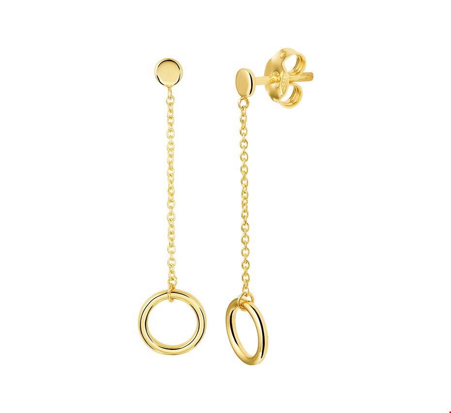 Selected Jewels 14K Gouden Oorbellen