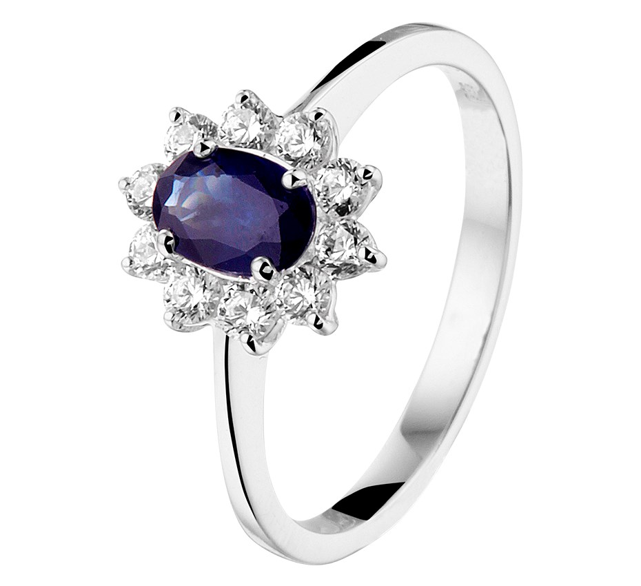 Ring Saffier En Zirkonia 0.73ct