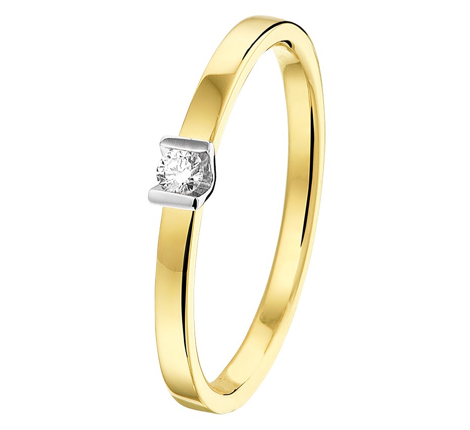 Ring Diamant 0.05ct H Si