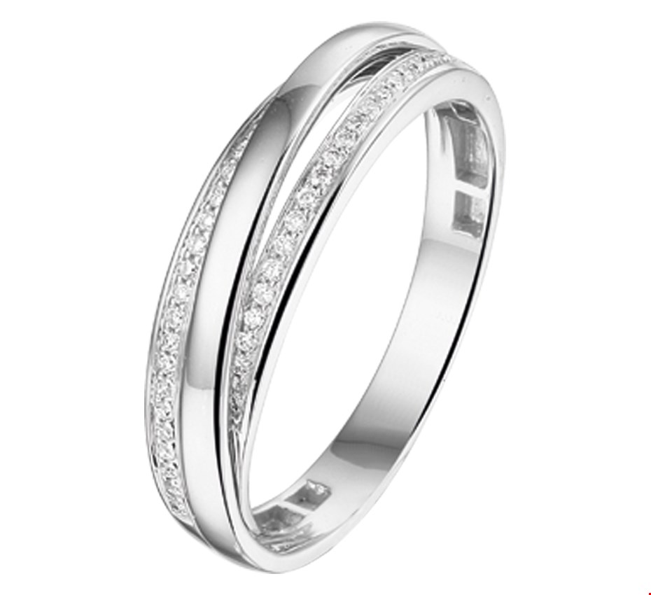 Ring Diamant 0.11ct H Si