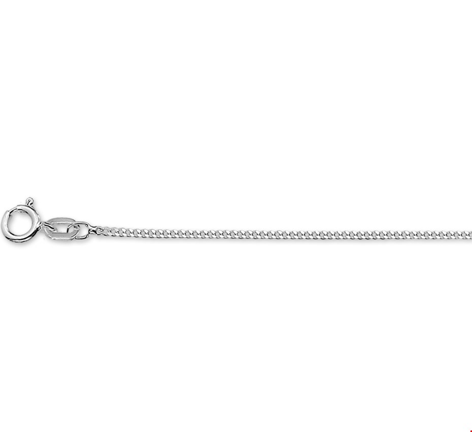 Dutch Jewel zilveren collier Gourmet 1.2 mm / 50 cm