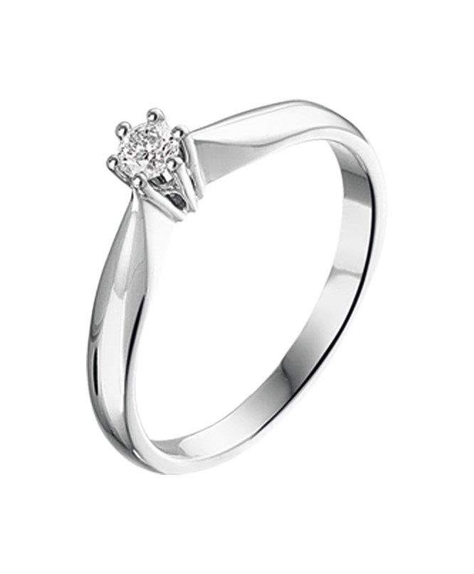 Ring Diamant 0.10ct H Si