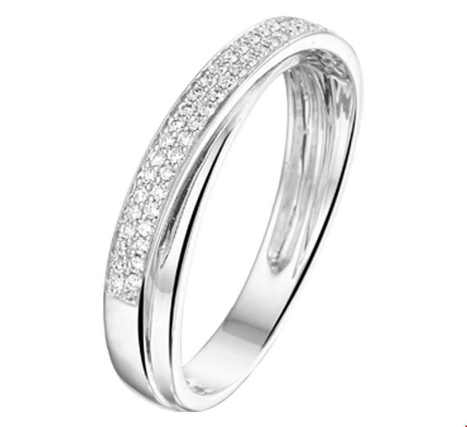 Ring Diamant 0.16ct H Si