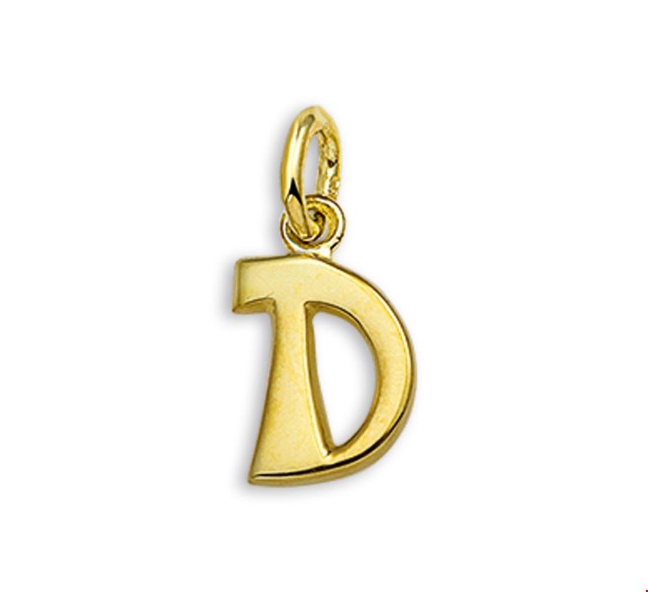 Huiscollectie Bedel Letter D Goud