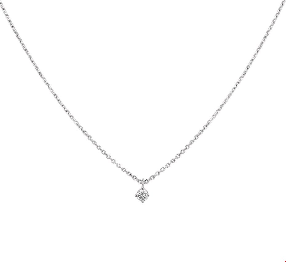 TFT Collier Witgoud Diamant 0.10ct H SI 41 - 43 - 45 cm