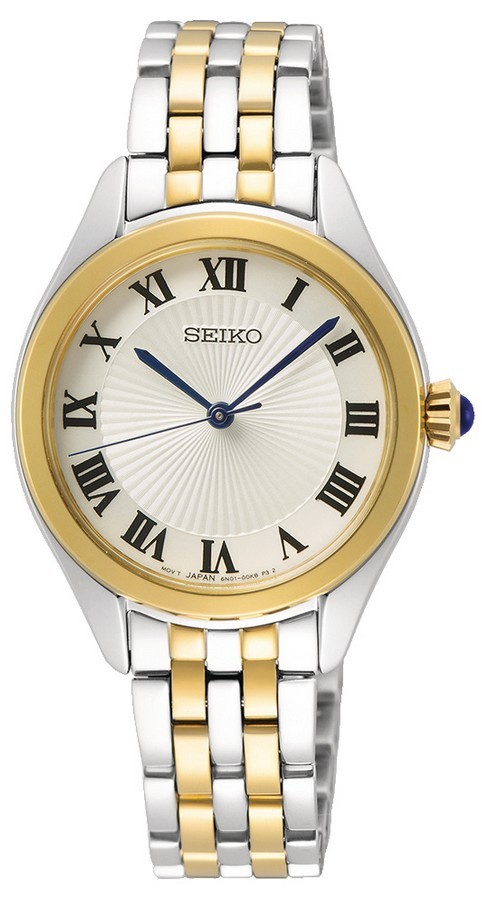 Seiko SUR330P1 dameshorloge Quartz bicolor 29 mm