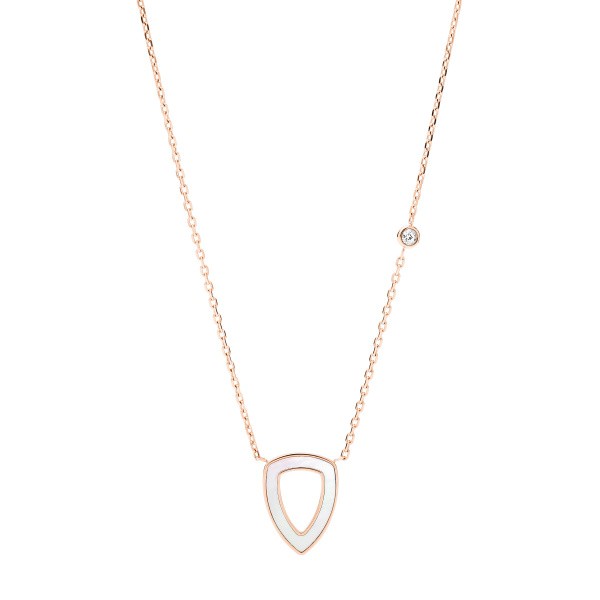 Fossil JF03067791 Ketting Classics staal rosekleurig