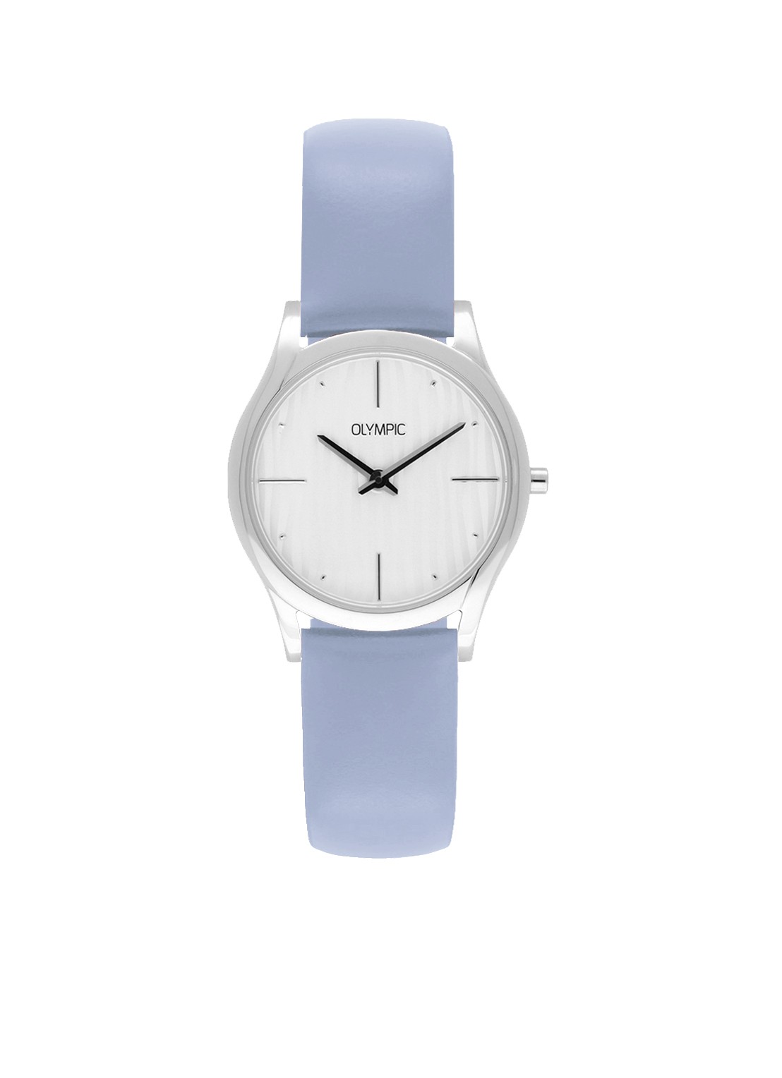 Olympic OL67DSL002 Vicenza Horloge Leer Blauw 32mm Dames