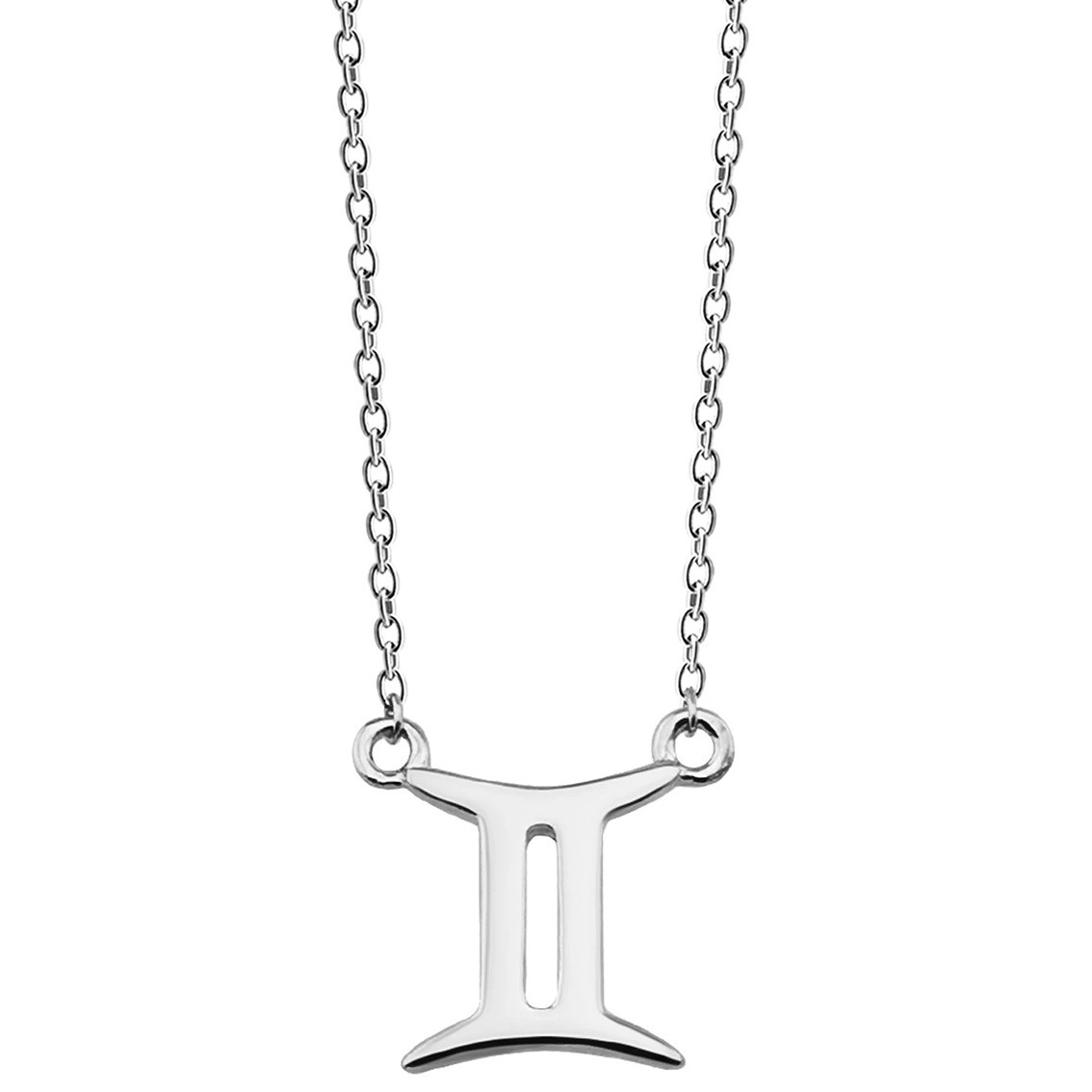 JWLS4U ZN006S Ketting Sterrenbeeld Tweeling zilver 42-45 cm