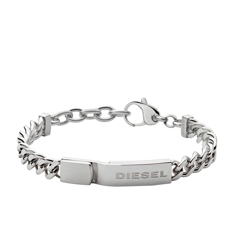 Diesel DX0966040 Armband staal zilverkleurig 19-21 cm