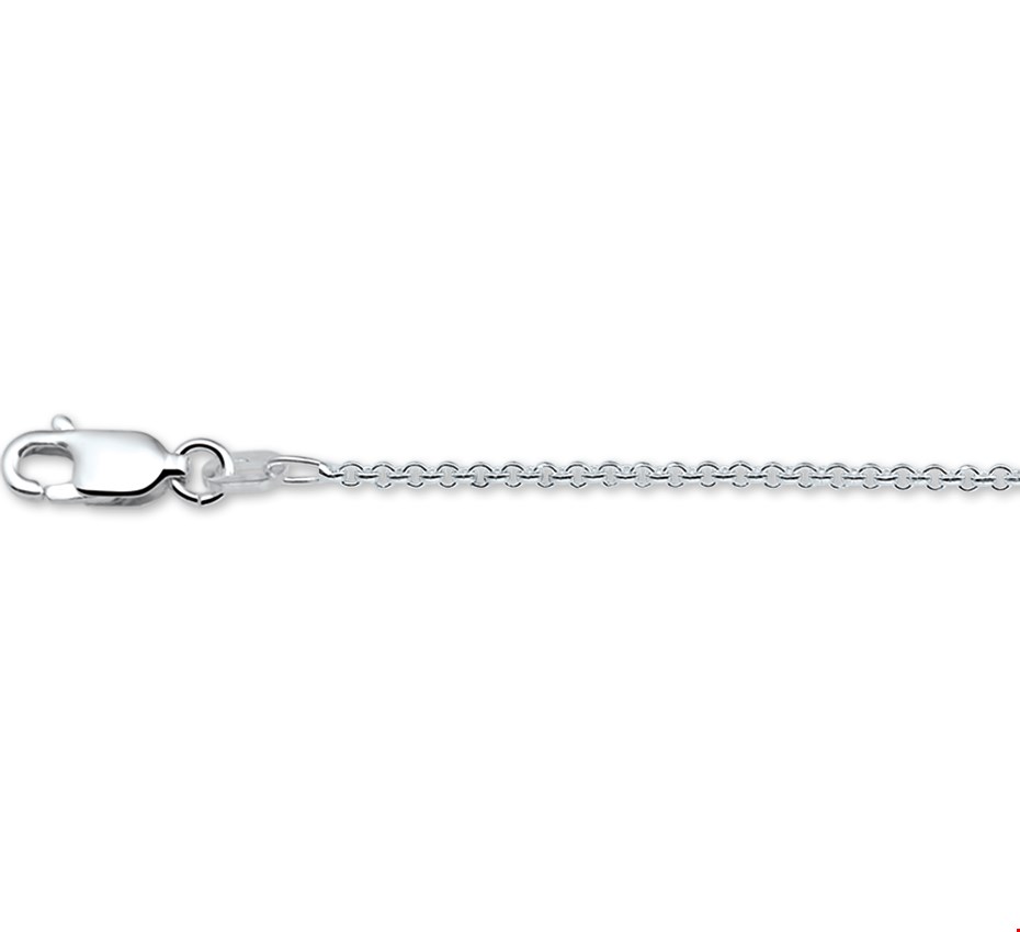 Mi Zalini Ketting K1018805 - Zilver - 80 cm