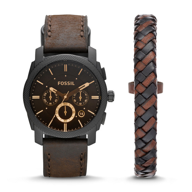 Fossil Machine Chronograaf set FS5251SETP 42 mm