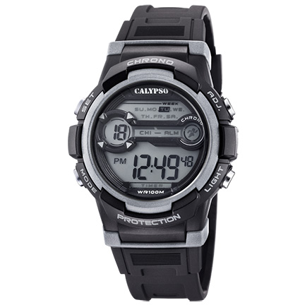 Calypso K5808/4 Kinderhorloge Digitaal kunststof zwart 36 mm